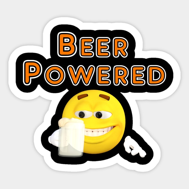 Beer Powered Emoji Sticker by AutomaticSoul